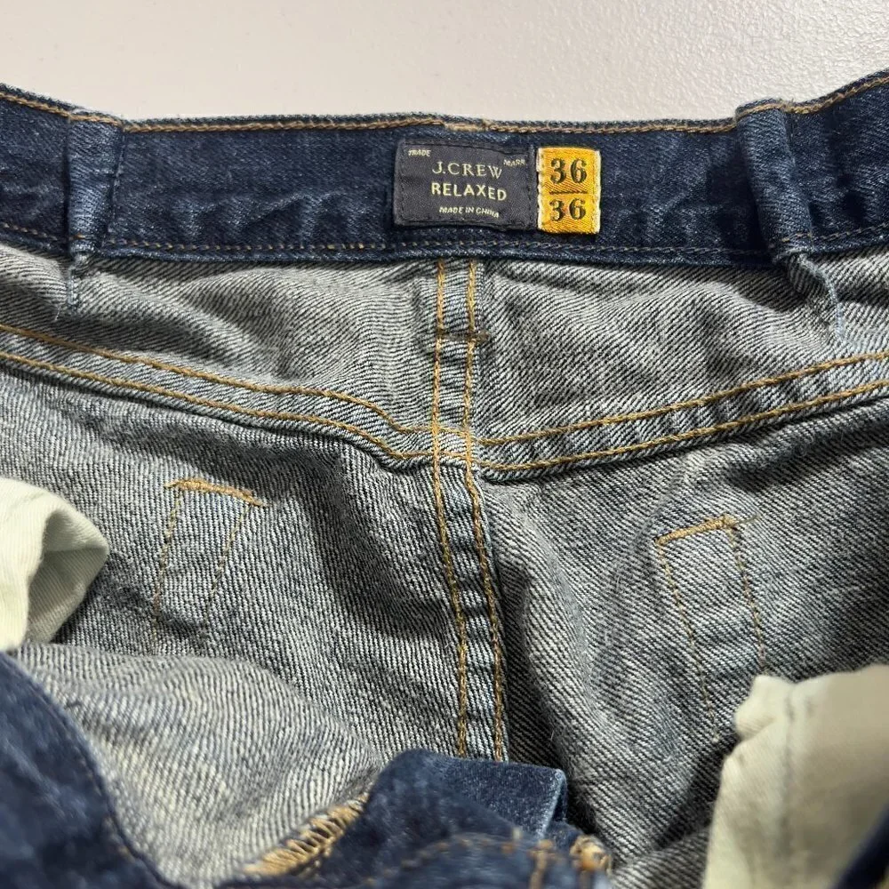 J CREW Relaxed Men's Straight Leg Jeans